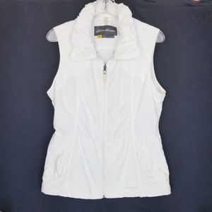 Eddie Bauer Travex Off White Vest Size Large